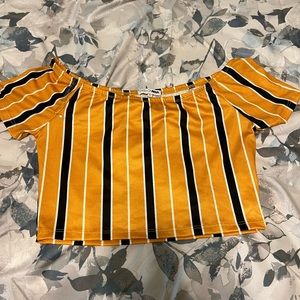 Striped Crop Top